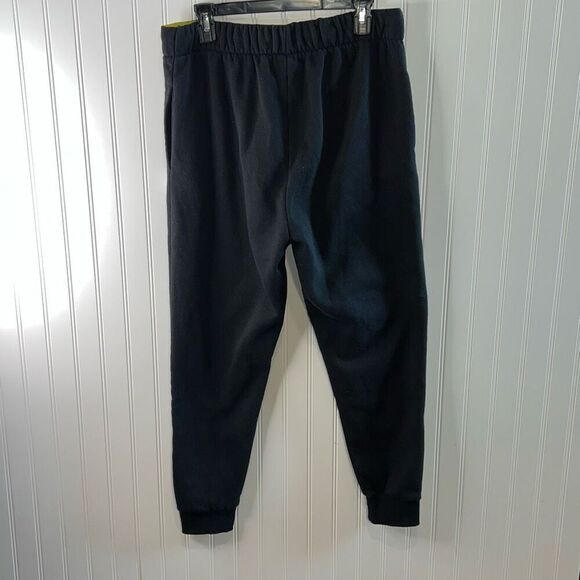 NBA Los Angeles Lakers Black Jogger/Sweat Pants Men’s Size Large Pockets Cuffed - Picture 6 of 8